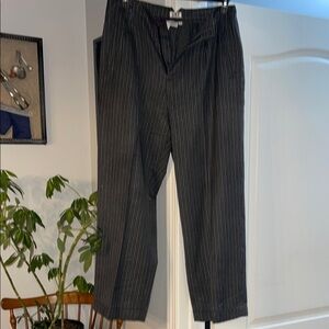 High Waisted Pinstripe Pants